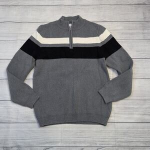 14/16 Hanna Andersson Quarter Zip Milano Sweater